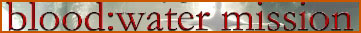 Blood:Water Mission