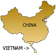 China/Vietnam Map